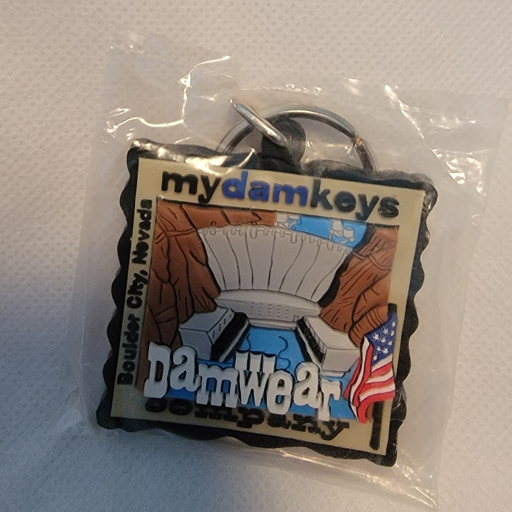 Vintage MyDamKeys DamWear Company Keychain